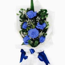 Blue Hues - 6 Stems Bouquet